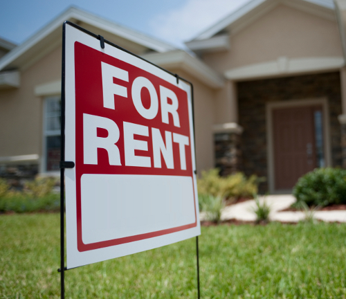 For Rent sign in a Colorado Rental property
